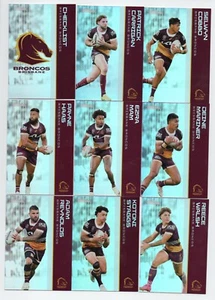 2025 Nrl Traders Silver Parallel Team Set - Broncos - Bild 1 von 2