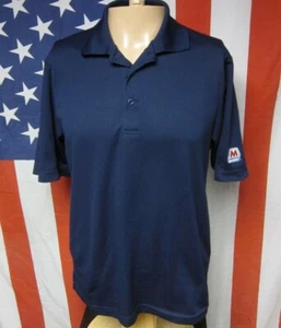 MARATHON OIL CORPORATION small polo shirt Texas petroleum Houston gas sewn logo - Picture 1 of 3