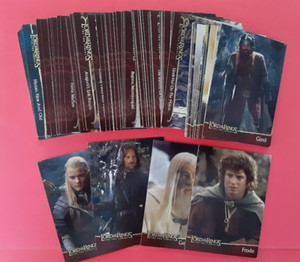 LORD OF THE RINGS THE TWO TOWERS NEAR SET NM TOPPS LOTR 84 OF 90 CARDS ------