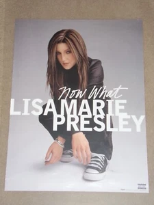 LISA MARIE PRESLEY NOW WHAT ALBUM TOUR PROMOTIONAL POSTER 18 x 24 2005 - Picture 1 of 2