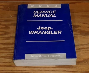 Jeep Wrangler 2002 original manual de taller 02 - Imagen 1 de 1
