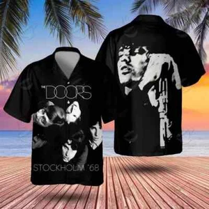 Rock Band The Doors Stockholm 68 Hawaiian Shirt, Music Lovers, S-5XL US Size - Picture 1 of 2