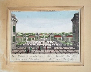 Lust-Pallast zu Saalstadt des Königes von Schweden. Ansicht der Sommerresidenz - Bild 1 von 6