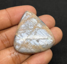 50 Cts Natural Silver Shine Rare Sunstone Moonstone Cabochon Pear Gemstone