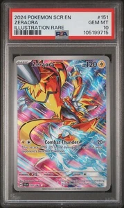 POKEMON PSA 10 SV Corona Estelar Zeraora 151/142 Ilustración Raro - Imagen 1 de 3