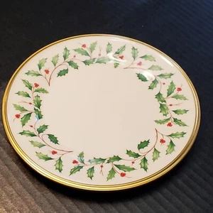 Plato de almuerzo para ensalada Lenox Holiday Dimension 8” - Imagen 1 de 5