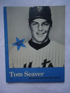 TOM SEAVER SPORTS STAR BY MARSHALL AND SUE BURCHARD SOFTCOVER BOOK NY METS - Picture 1 of 3