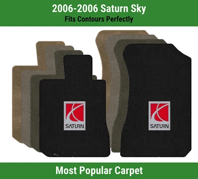 Alfombrillas de primera fila Lloyd Ultimat para Saturn Sky 2006 con logotipo de Saturn Foto 1 de 4