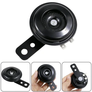 Universale Nero 12V 105db Claxon Clacson 65mm Corno Per Moto Scooter Quad ATV - Foto 1 di 11
