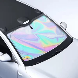 1× Universal Car Interior Front Windshield Sun Visor Shade Cover Car Accessories - Picture 1 of 11