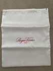 Roger Vivier 1 Dust Protection Bag White Polyester  L38 x W31 cm New