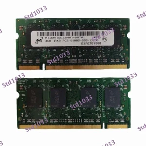2X 4GB 1Rx8 PC2-6400 DDR2-800MHz DDR2 200pin.SODIMM Laptop Memory Micron - Picture 1 of 3