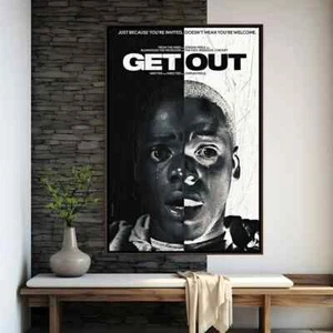 Get Out Filmposter | Hochwertiger Druck | Filmkunst | Wanddeko - Bild 1 von 4