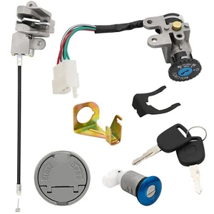 INTERRUPTOR LLAVE DE ENCENDIDO DE CICLOMOTOR BAODIAO BOOM BD50QT-9A 50cc 49cc KS12 - Imagen 1 de 4