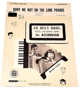 Begrabe mich nicht in der einsamen Prärie von The Lo Duca Bros. - Noten - Bild 1 von 1