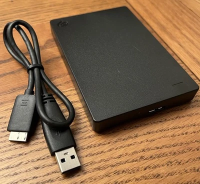 Seagate 2TB External HDD - 2N1AP5-500 Portable Hard Disk Drive with SS USB cable - Image 1 of 4