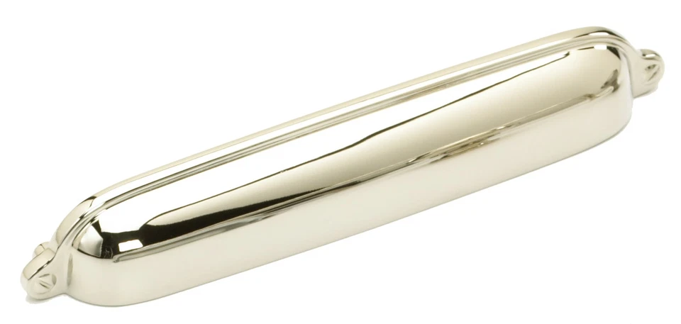 Schaub & Co. 744-PN Traditional 6" Cup Pull - Cup Polished Nickel