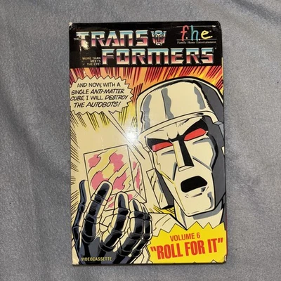 THE TRANSFORMERS Vol. 6 Roll For It (1984) VHS FHE Animation - Image 1 of 4