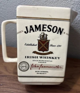 Brocca acqua brocca whisky irlandese Jameson 7 pollici made in England - Foto 1 di 3