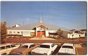 Postal vintage de restaurante sueco GRISWOLD'S Redlands, CA Roadside años 60 - Imagen 1 de 2