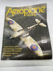 Aeroplane Monthly Magazine October 1981 Issue 102 Spitfire Vulcan IPC - Picture 1 of 3