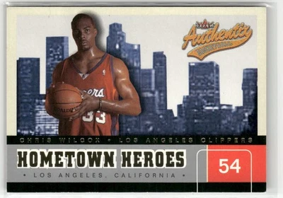 2002-03 Fleer Authentix No4 HH Chris Wilcox Hometown Heroes ☘️044 - Изображение 1 из 2