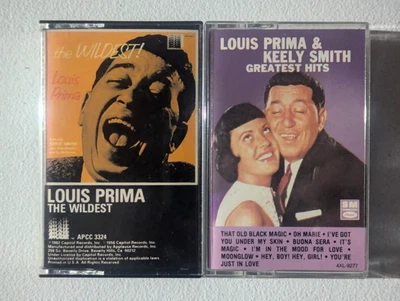 LOUIS PRIMA Cassette Tape Lot of 2: The Wildest, Greatest Hits (Keely Smith) - Image 1 of 4