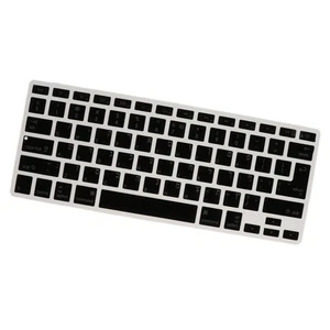 Couverture De Clavier En Silicone Anglais Hébreu, Protection De La Peau Pour - Photo 1/6