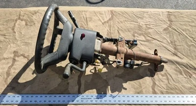 1995-1999 GM Chevy GMC C/K 1500 Steering Column & Wheel Auto w/Tilt & Keys OEM - Image 1 of 4