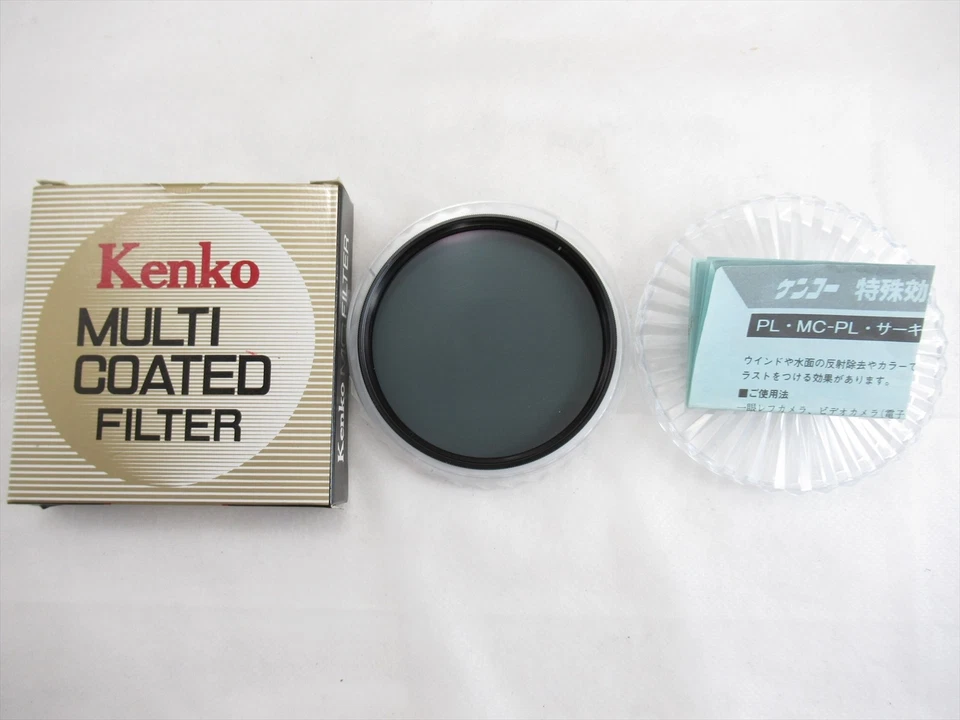 【COMO NUEVO en CAJA】Filtro de lente Kenko Multi Coated MC PL 77mm de Japón #55473 Foto 1 de 4