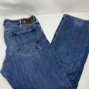 Polo Ralph Lauren Jeans Mens 38x30 Blue Faded Straight Leg Classic 807 - Picture 1 of 12