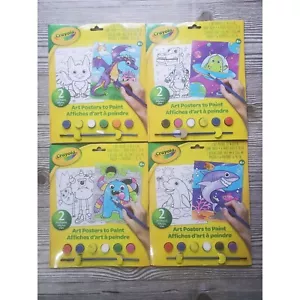 Crayola Kunst Poster zum Malen - (2) in jeder Packung - 7,5 x 9 Zoll - Bild 1 von 2