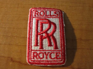 ROLLS ROYCE Automobile Dealer Embroidered Cloth Patch SERVICE Employee  - Picture 1 of 3
