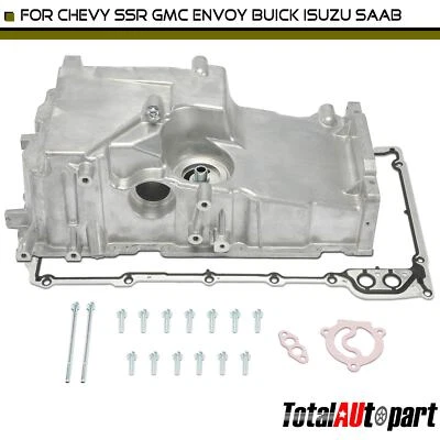 Pan de aceite del motor para Chevrolet SSR 2003-2006 GMC Envoy 2005-2009 Buick Isuzu Saab Foto 1 de 4