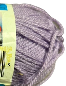 Vintage Super Soft 3 Lavender Purple Yarn 1.75 Oz Soft 175 yds - Picture 1 of 7