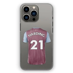Personalised Initial Phone Case For Motorola G/OnePlus Football Clear Hard Cover - Picture 1 of 11
