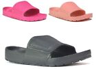 Ladies Flat Indoor Slippers Womens Comfort Slip On Open Toe Shoes UK Sizes 4-8