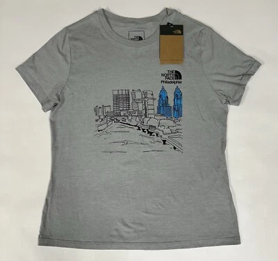 Nueva con etiquetas Camiseta The North Face City para mujer Philadelphia talla L gris Foto 1 de 3
