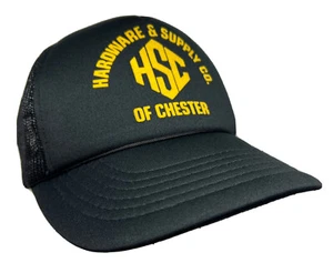 De colección Hardware Suministro de Gorra Chester HSC Snap Back Negro Malla Camionero Para Hombres - Imagen 1 de 11