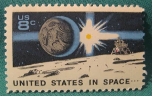 8c Space Achievements-Mint Never Hinged Single-Scott #1434 - Picture 1 of 2