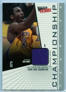 Kobe Bryant 2000-01 Ultimate Victory Championship Fabrics Trikot 💎 HOF - Bild 1 von 1