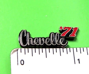 '71 1971 Chevrolet CHEVELLE script - hat pin , lapel pin, tie tac GIFT BOXED sm - Picture 1 of 5