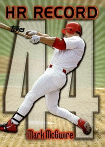 Topps Home Run Parade Record 1999 #220 Mark McGwire Homer #44 Singles Set Break - Imagen 1 de 2