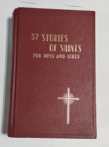 57 Stories of Saints for Girls and Boys 1963 HC First Ed St Paul Edition - Picture 1 of 18