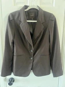 The Limited Blazer Womens Size 10 Brown Work Office Career Jacket Preowned - Picture 1 of 3