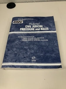 Federal Civil Judicial Procedure and Rules 2024 Revised Edition Thomson Reuters - Bild 1 von 4