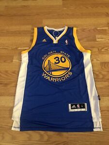 Steph Curry #30 Golden State Warriors Adidas NBA Length +2 Jersey • Men's Sz L