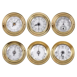 Barometer Hygrometer Pressure Gauge Wall Mounted Use - Picture 1 of 14
