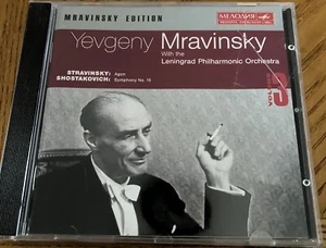Yevgeny Mravinsky Stravinsky Shostakovich CD Russian Pressing 1995 Melodiya - Picture 1 of 2