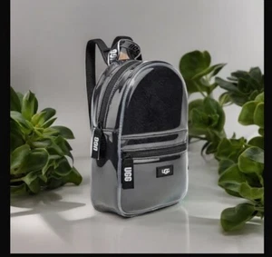 Neu mit Etikett UGG Dannie II Mini Rucksack, transparent & schwarz, - Bild 1 von 11